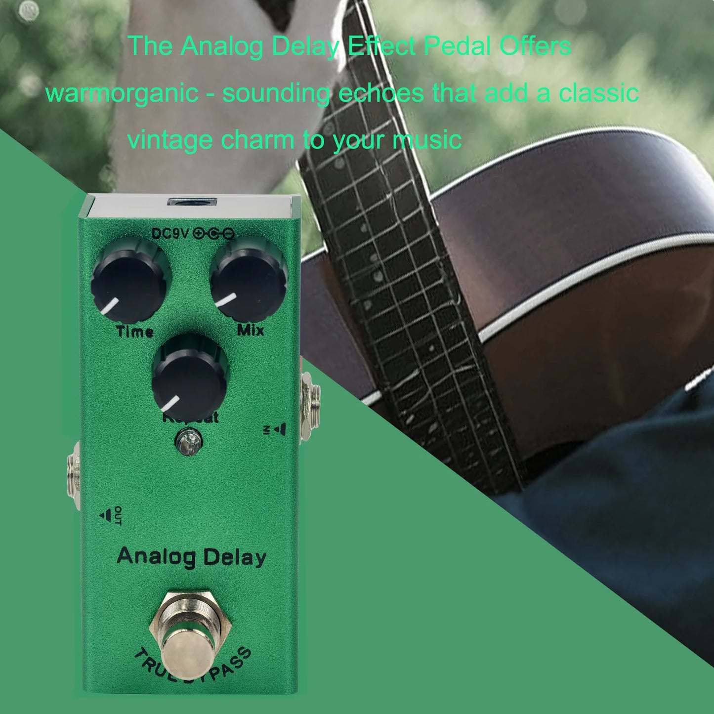 🎸⚡ Πεντάλ Ηλεκτρικής Κιθάρας – Overdrive, Distortion, Chorus, Delay & Tremolo, True Bypass & Ανθεκτικό Design 🎶