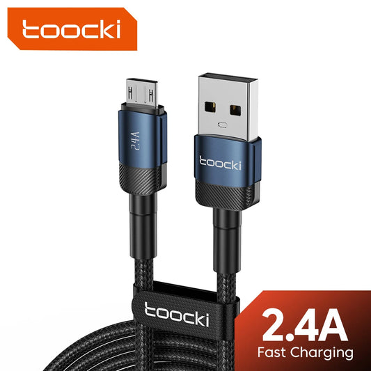 ⚡ Toocki 2.4A Micro USB Cable – Γρήγορη Φόρτιση & Συγχρονισμός Δεδομένων 📱🔌