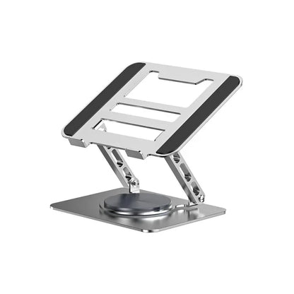 💻🔄 360° Rotating Laptop Stand – Αλουμινένια Ρυθμιζόμενη Βάση MacBook & Notebook 🎯