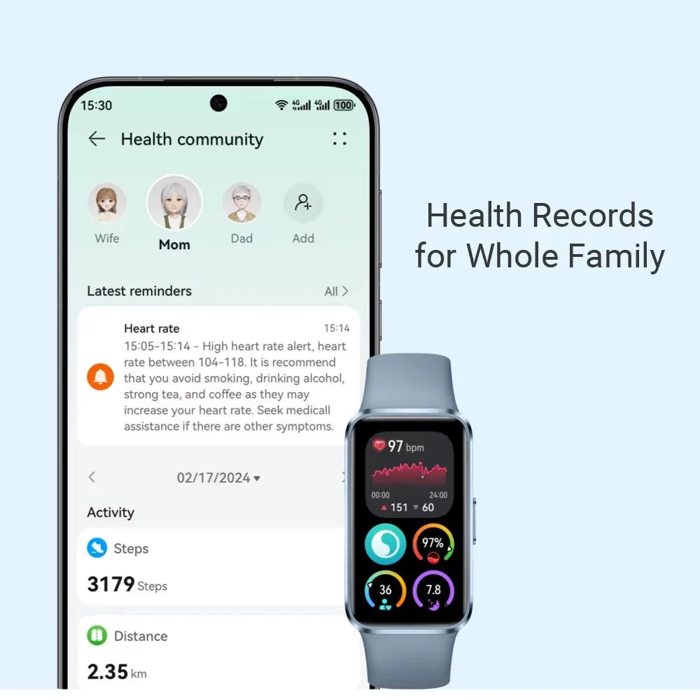 ⌚🔥 2025 NEW HUAWEI Band 10 – Έξυπνο Smartwatch με 14 Ημέρες Αυτονομία! 🔥⌚