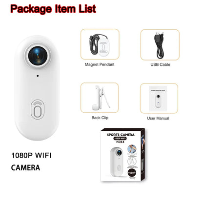 Mini Vlog / Action Camera 4K HD με Wi-Fi – Ultra Compact Body Cam για Sports, Travel & POV