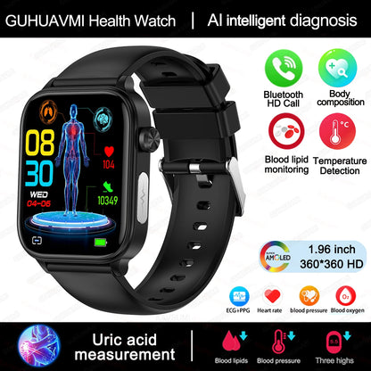 Smart Watch ECG + PPG – Προηγμένο Ρολόι Υγείας & Ευεξίας για Γυναίκες