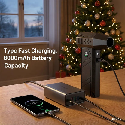 💨⚡ Violent Fan 400000RPM Turbo Jet Blower – Ισχυρό Φορητό Air Blower & Vacuum Cleaner