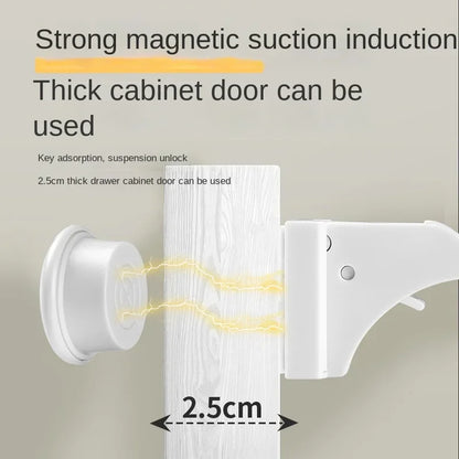 🍼🔒 Baby Proofing Magnetic Drawer Locks 🚀 (Χωρίς Τρυπάνι – Ασφάλεια για Παιδιά)