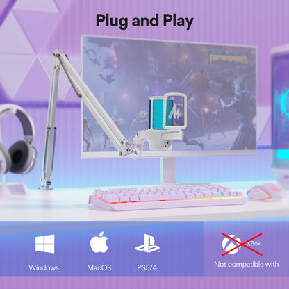 🎤🌈 Maono Gamerwave DGM20S – USB RGB Gaming Microphone με Noise Canceling ⚡