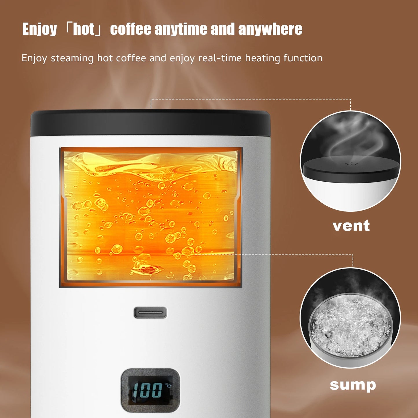 ☕🚀 Wireless Portable Coffee Machine – 3 σε 1 Espresso Maker με Digital Display 🚀☕
