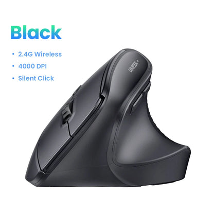 🖐️ UGREEN Vertical Wireless Mouse Ergonomic Design • 2.4G Wireless • 4000 DPI • 6 Silent Buttons – For MacBook, Laptop & PC 🖱️✨