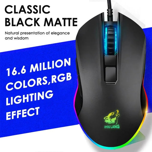🎮 ATTACK SHARK V1 RGB Wired Gaming Mouse – Ελαφρύ, 3 DPI, 6 Κουμπιά, Μαύρο Matte 💡 Εργονομία, RGB φωτισμός & άμεση απόκριση – για κάθε gamer που ζητά ακρίβεια και στυλ!