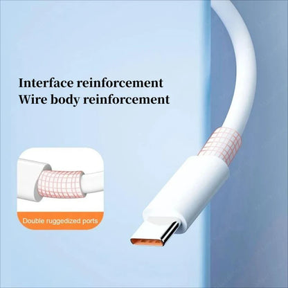 ⚡🔌 120W 10A Type-C Super Fast Charging Cable – Υπερταχεία Φόρτιση & Data Transfer για Huawei, Xiaomi, Samsung