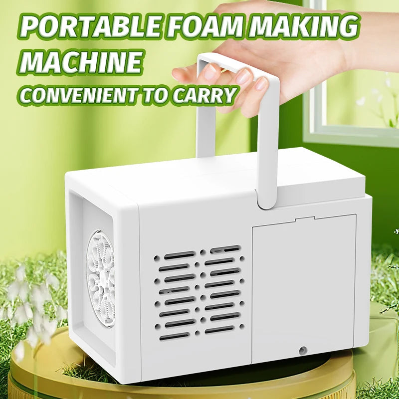 🫧 Πλήρως Αυτόματη Ηλεκτρική Μηχανή Φυσσαλίδων με 10 Τρύπες – Χειρός Bubble Gun για Παιδιά 🎉🌈