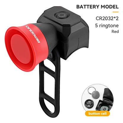 🚴🔔 Ηλεκτρονική Κόρνα Ποδηλάτου – Mini USB Επαναφορτιζόμενη, Αδιάβροχη & Ιδανική για Παιδιά & Ενήλικες 🚦✨