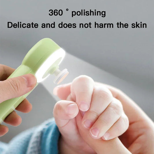 💡👶 Φωτιζόμενο Επαναφορτιζόμενο Ηλεκτρικό Λιμάκι Νυχιών για Νεογέννητα & Μωρά Η πιο ασφαλής, ήπια και εύκολη λύση για περιποίηση νυχιών χωρίς γρατζουνιές και ατυχήματα! ✨✂️