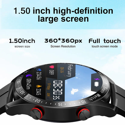⌚ New Smart Watch Men – 1.5” Full Touch Screen με Bluetooth Κλήσεις & Fitness Παρακολούθηση