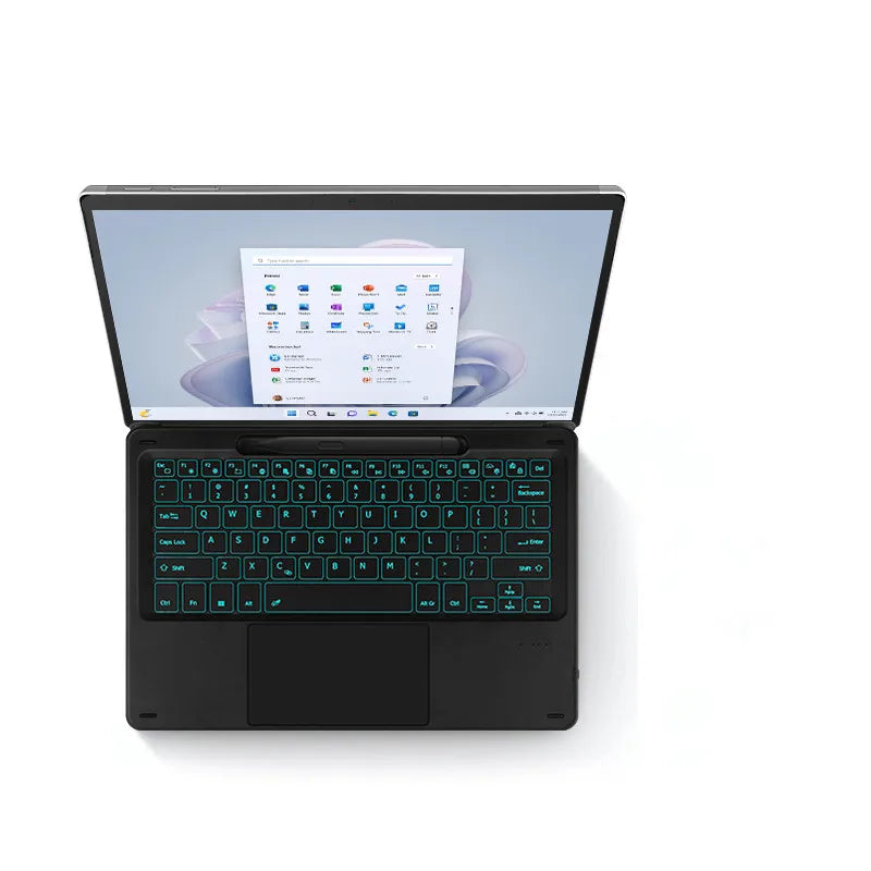💻✨ Bluetooth Backlit Keyboard με TouchPad – Για Microsoft Surface Pro 8 / 9 / 10 / 11 / X ✨💻