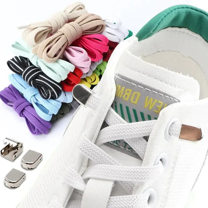 👟✨ No Tie Elastic Shoelaces – Ελαστικά Κορδόνια Χωρίς Δέσιμο για Παιδιά & Ενήλικες 🚀