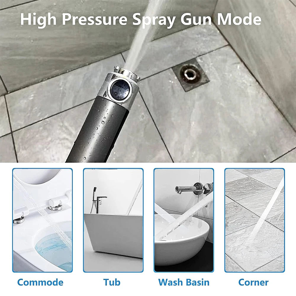 🚿 3 Modes High Pressure Shower Head – Ντους Υψηλής Πίεσης με Ενσωματωμένο Φίλτρο, Διακόπτη ON/OFF & Massage Spa Λειτουργία