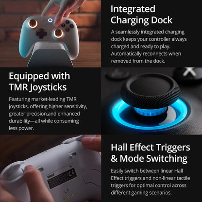 8BitDo Ultimate 2 Bluetooth Game Controller – TMR Joysticks & Hall Effect Triggers