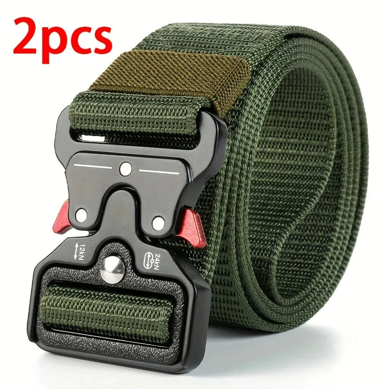 🪖👖 Versatile Men’s Tactical Belt – Durable & Adjustable Design ✨ Για Outdoor Sports, Jeans & Casual Wear (Unisex, 1 ή 2 Τεμάχια)