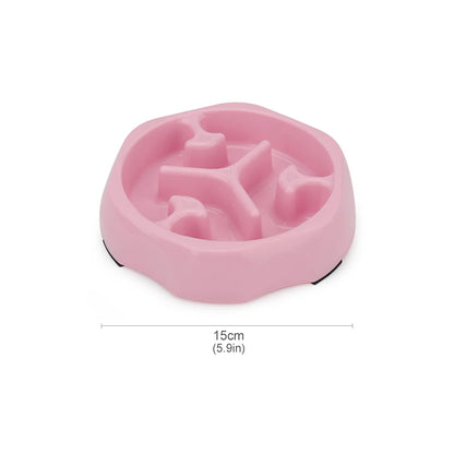 Slow Feeder Bowl 🐾🍽️ | Anti-Choke Design 😸🐶 | For Small Dogs & Cats 🐕🐈 | Square/Round Shape ✅