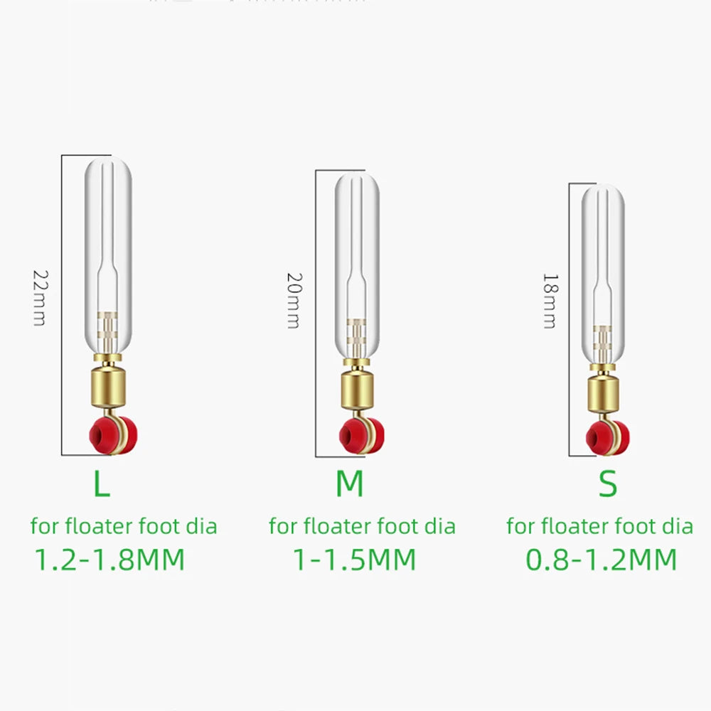 🎣 DNDYUJU 10pcs Silicone Fishing Float Holder – Αντι-μπερδεμένες Βάσεις Φελλών με Χάλκινη Κεφαλή & 360° Περιστροφή | Αξεσουάρ Ψαρέματος για Κυπρίνο