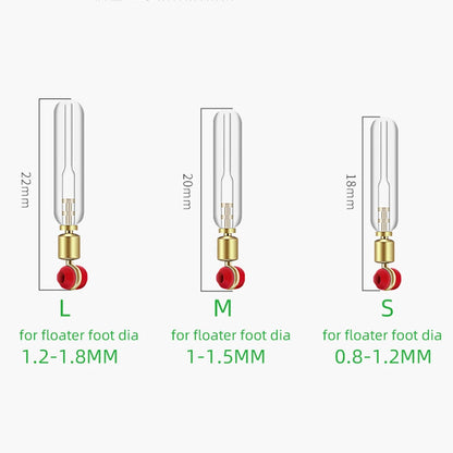 🎣 DNDYUJU 10pcs Silicone Fishing Float Holder – Αντι-μπερδεμένες Βάσεις Φελλών με Χάλκινη Κεφαλή & 360° Περιστροφή | Αξεσουάρ Ψαρέματος για Κυπρίνο