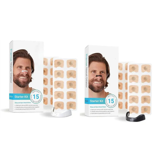😴👃 Magnetic Nasal Dilators – Ελεύθερη Αναπνοή & Ήσυχος Ύπνος! 👃😴 Anti-Snoring Strips | Air Intake Booster | Sleep & Sports Aid | 15/30pcs