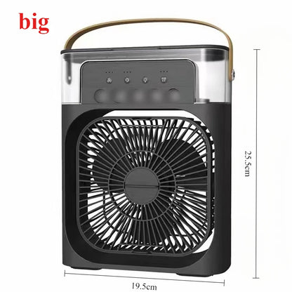 ❄️💨 3 σε 1 Φορητό Air Cooler – Ανεμιστήρας, Υγραντήρας & LED Night Light! 💨❄️  Portable Humidifier Fan Air Conditioner