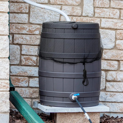 🌧️💧 Κάλυμμα Δεξαμενής Βρόχινου Νερού – Δίχτυ Συλλογής με Κορδόνι Σύσφιξης 🪣✨
