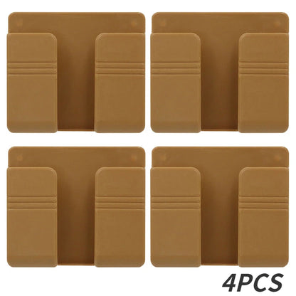 📱 Multifunction Wall Mounted Storage Box – Οργανωτής Χωρίς Τρύπες για Τηλεκοντρόλ, Κινητά & Καλώδια