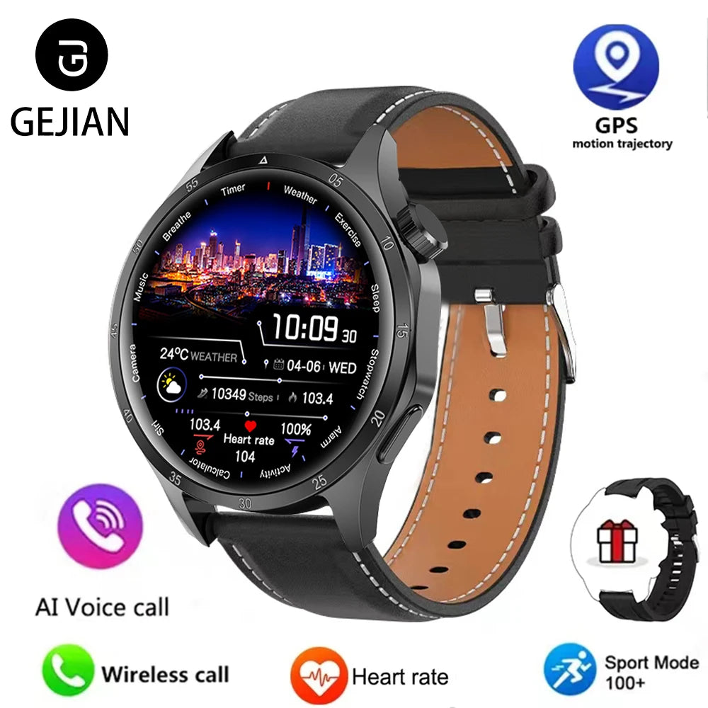 ⌚ 2025 New Men's Smart Watch - AMOLED | GPS | BT Call | NFC