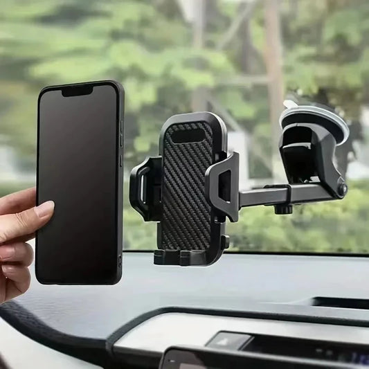 🚗📱 Universal Car Phone Holder – Σταθερό & Ευέλικτο σε Κάθε Διαδρομή! 📱🚗 360° Rotation | Windshield & Dashboard Mount | Strong Suction Cup