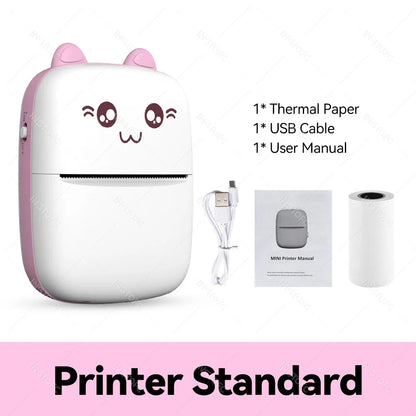 🖨️ 58mm Photo Label Mini Thermal Printer – Φορητός Εκτυπωτής Αυτοκόλλητων & Ετικετών μέσω Bluetooth