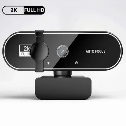 🎥🔊 4K/2K/1080P Webcam με Μικρόφωνο 🎤 | Autofocus 8MP Full HD Κάμερα για PC 💻 Laptop & Macbook | Βιντεοκλήσεις & Streaming