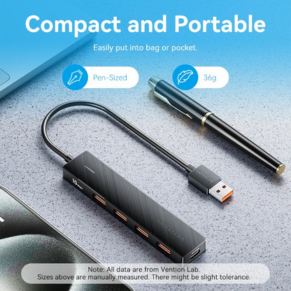Vention USB 3.2 Gen2 HUB 5 Ports – 10Gbps High-Speed Multiport Adapter