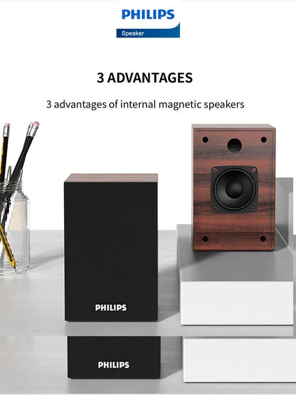 Philips SPA20 Bluetooth Speaker – 360° Surround Sound