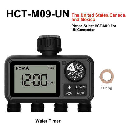🌱💧 Eshico HCT-M09 Smart 4-Outlet Water Timer 🚿 (Αυτόματο Σύστημα Ποτίσματος Κήπου)