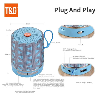 🔊 Wireless Mini Subwoofer – Μικρό Φορητό Bluetooth Ηχείο με Δυνατό Μπάσο & Ραδιόφωνο FM Μικρό στο μέγεθος, μεγάλο στον ήχο! Ιδανικό για μουσική παντού 🎶🏕️