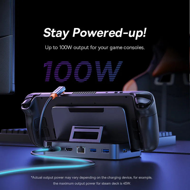 Baseus 6-in-1 USB-C Docking Station – 4K@60Hz | Gigabit Ethernet | USB 3.0