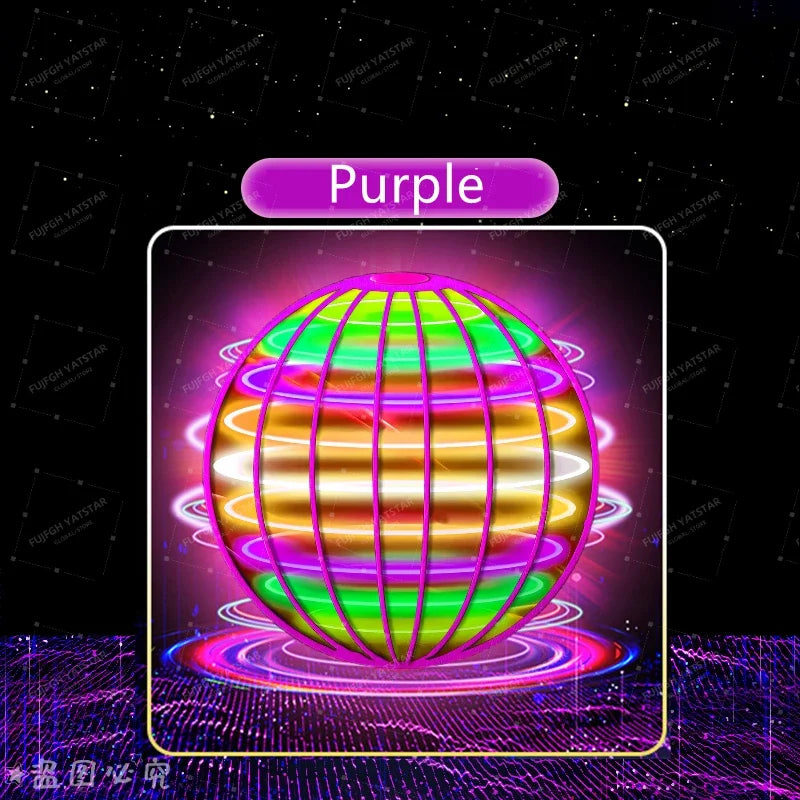 🌌✨ Flying Ball Boomerang Fly Orb Magic – LED Drone Hover Spinner 🎁