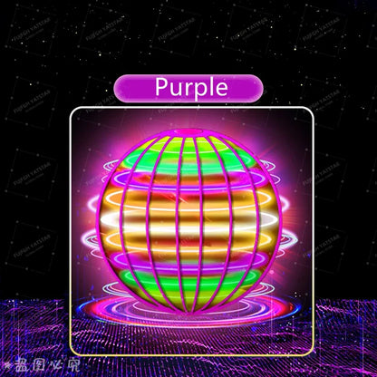 🌌✨ Flying Ball Boomerang Fly Orb Magic – LED Drone Hover Spinner 🎁