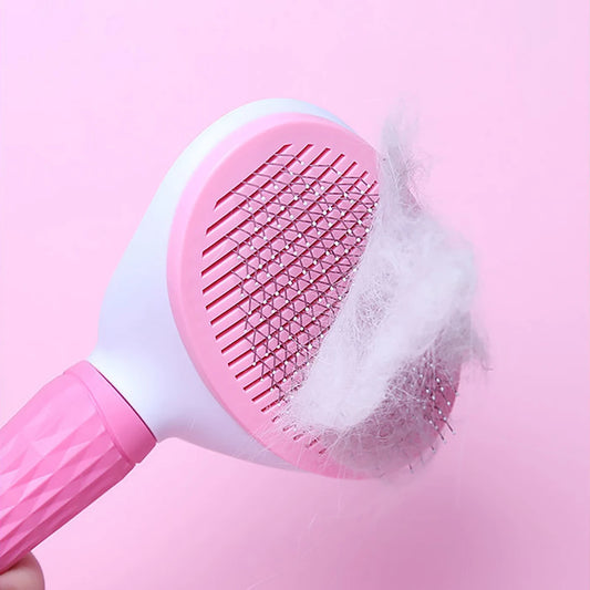 🐾🧼 Pet Hair Remover Brush – Χτένα Περιποίησης & Αποτρίχωσης για Σκύλους & Γάτες με Ανοξείδωτες Βελόνες ✂️🐶🐱 Αφαιρεί εύκολα νεκρές τρίχες, κόμπους & σκόνη – ενώ κάνει απαλό μασάζ στο δέρμα του κατοικιδίου σου!