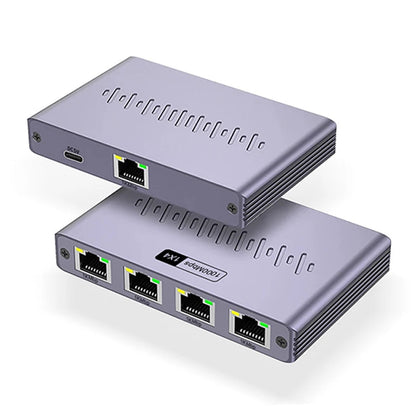 1000Mbps Ethernet 1x4 Splitter – Gigabit RJ45 Cat6 LAN Extender