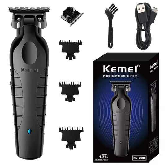 ✂️ Kemei KM-2299 Barber Cordless Hair Trimmer – Επαγγελματική Ακρίβεια Χωρίς Συμβιβασμούς ✂️