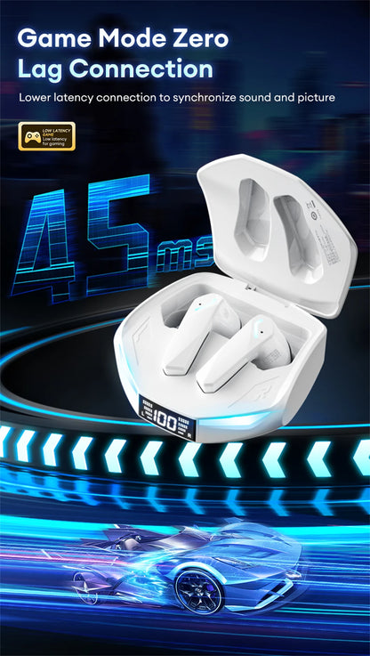🎧 Lenovo XT53 Ασύρματα Bluetooth 5.4 Earbuds – Gaming Mode, LED Display & Αυτονομία έως 26 Ώρες