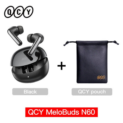 🎧 QCY MeloBuds N60 – Bluetooth 6.0 Earbuds με ANC, LDAC & 45H Αυτονομία