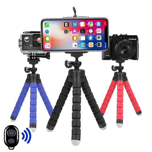 📸 Mini Octopus Tripod για GoPro Hero 11/10/9/8/7/6/5 – Flexible Stand με Universal Βάση