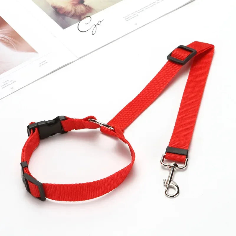 🚘🐾 Adjustable Pet Car Seat Belt – Ζώνη Ασφαλείας Καθίσματος για Μικρούς Σκύλους & Γάτες 🛡️🐶 Ασφαλείς μετακινήσεις χωρίς άγχος – εύκολη σύνδεση στο προσκέφαλο!