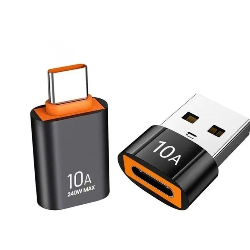 🔌⚡ USB A → USB-C OTG Adapter – 10A/6A Fast Charge & USB 3.0 Data Converter 🎯