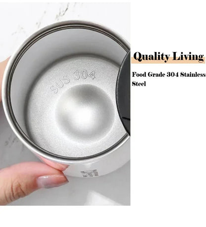 ☕ 400ML Ανοξείδωτο Θερμός Καφέ – Leakproof Car Vacuum Flask 🚗🔥❄️