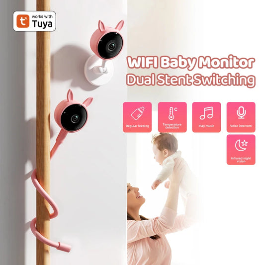 📹👶 1080P HD Baby Monitor – Tuya APP Remote Control Ασφάλεια, ηρεμία & πλήρης έλεγχος του μωρού σου, όπου κι αν βρίσκεσαι! 🍼💖